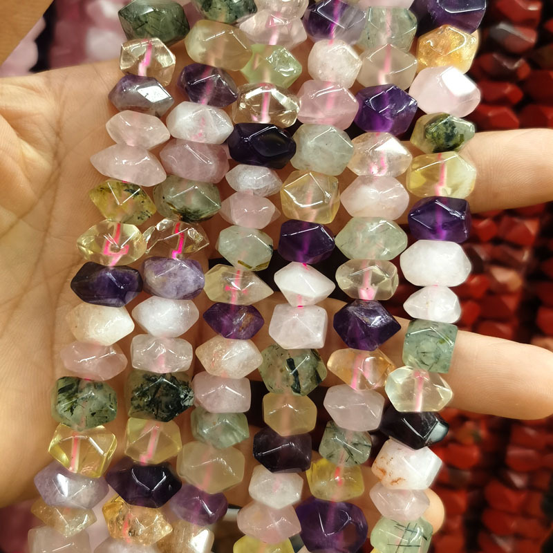 Mixed color crystal 6*11mm