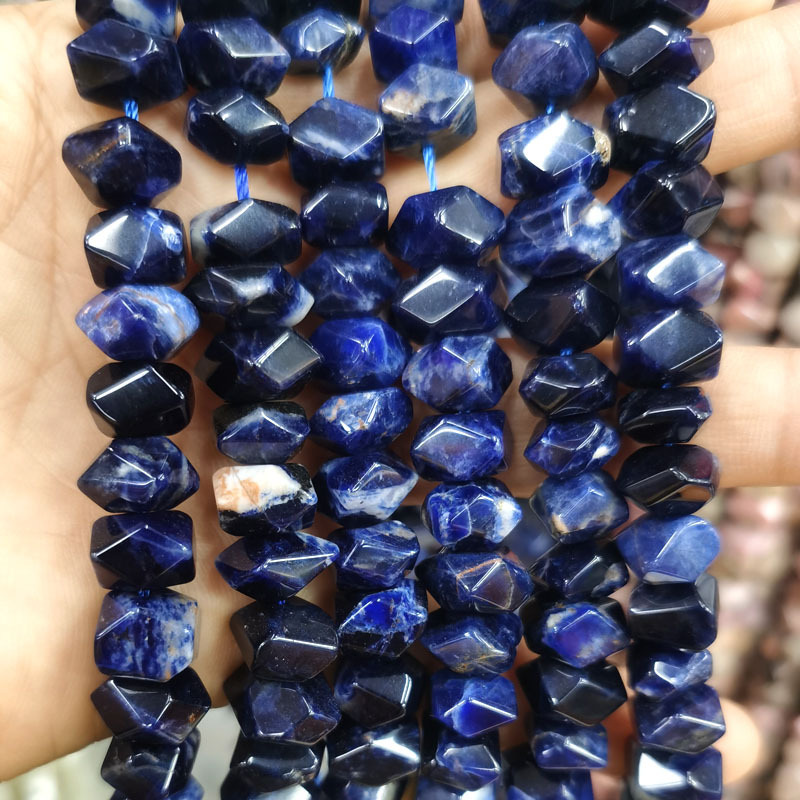 Natural blue pattern 6*11mm