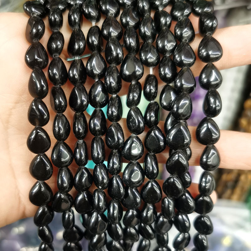 Black Agate 8*10mm(约39颗)