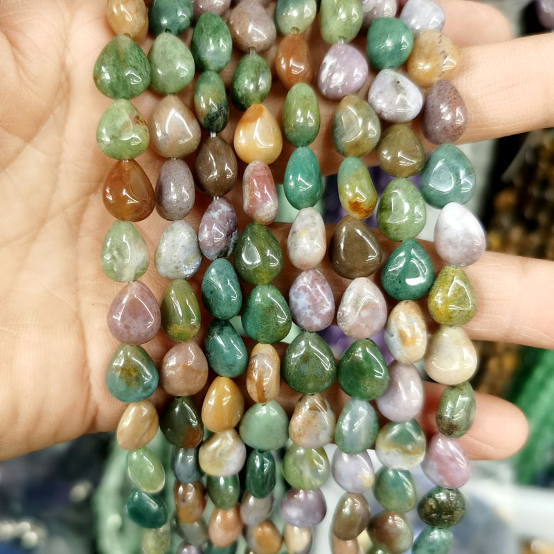 India agate 8*10mm(约39颗)