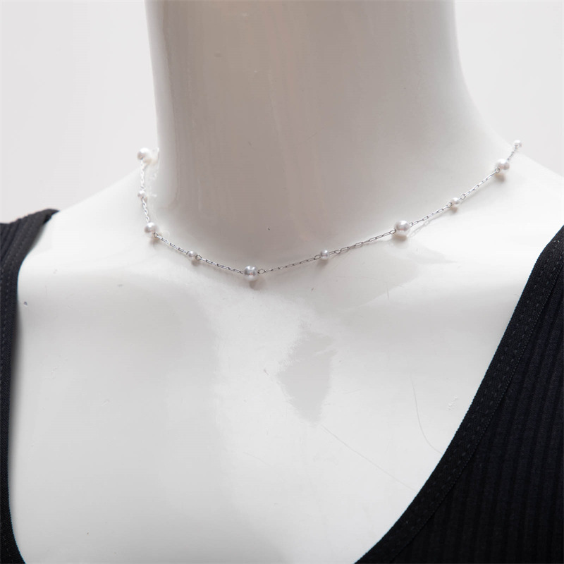 4:Steel color single layer-plastic beads