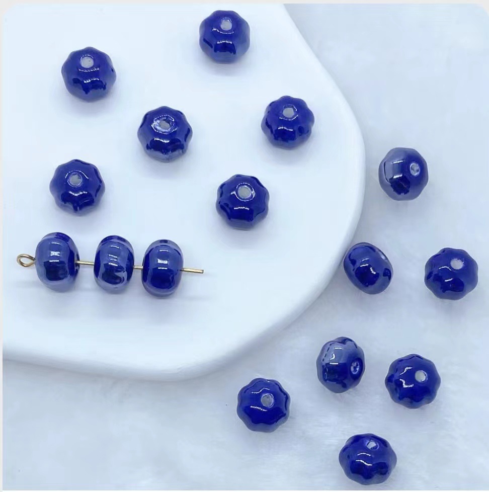 Pumpkin beads [sapphire blue]]