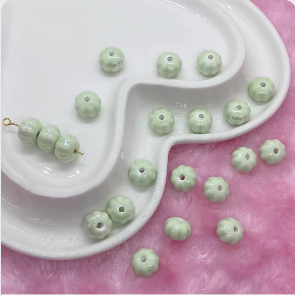 Pumpkin beads [light water Green]]