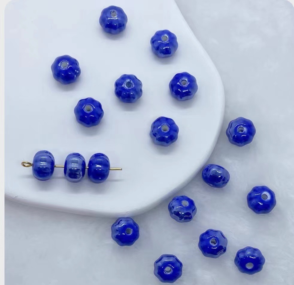 16:Pumpkin beads [Zhongbao Blue]]