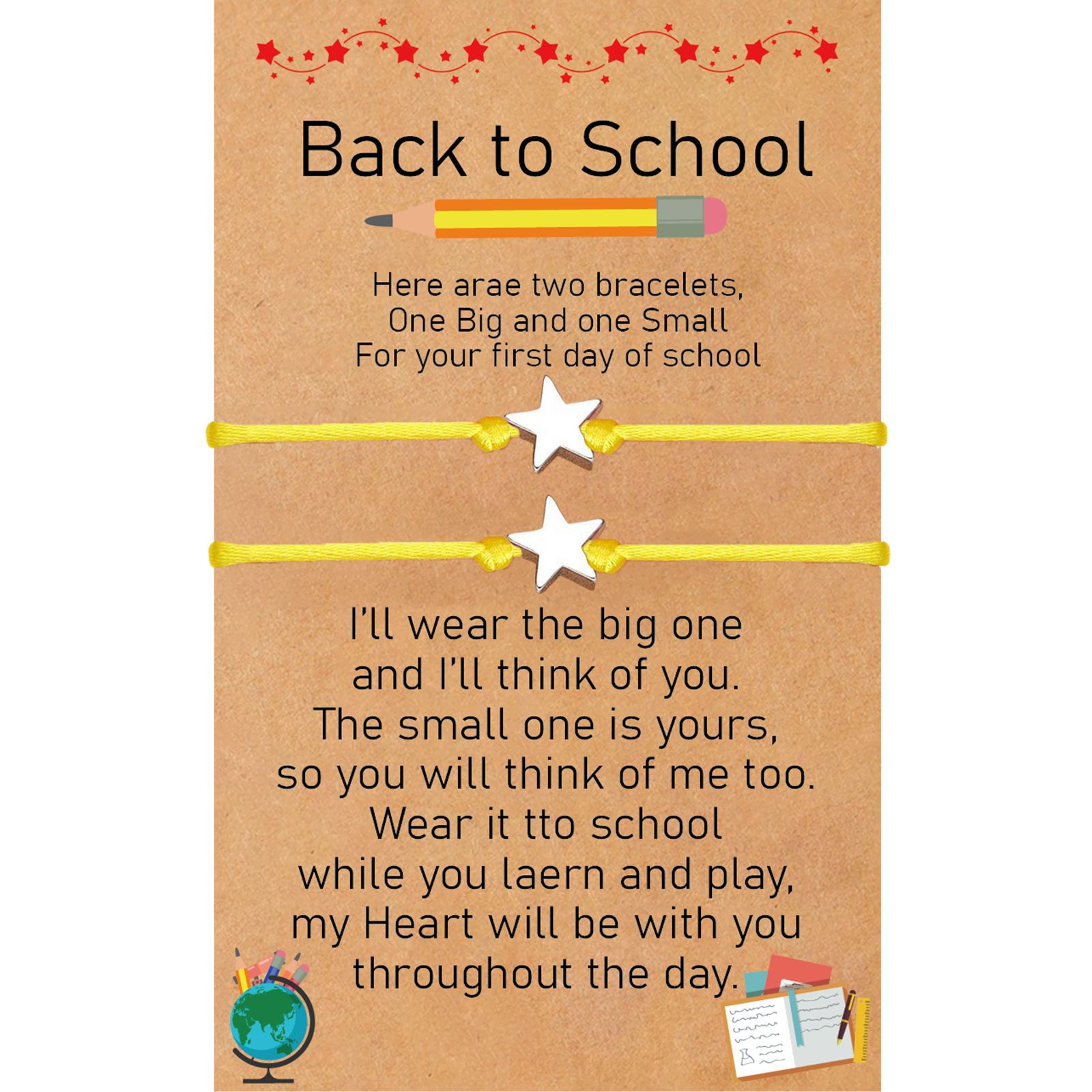 8:Yellow Star suit School Card