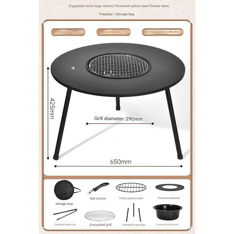 [extra large] fireplace   7-piece set   storage bag