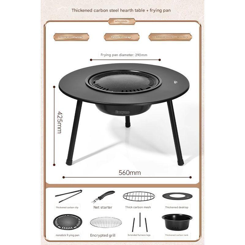 [large size] the stove   7-piece set   frying pan
