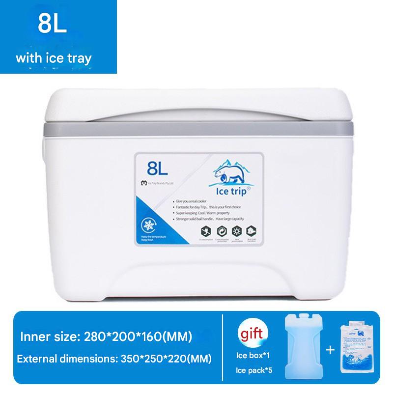 8L white pu cold insulation for 48 hours   ice brick ice bag