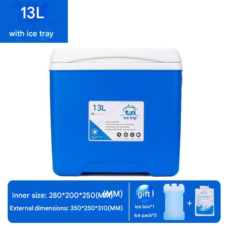 13L blue pu cold insulation for 48 hours   ice brick ice bag