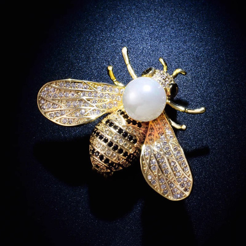 1:Golden bee-white pearl