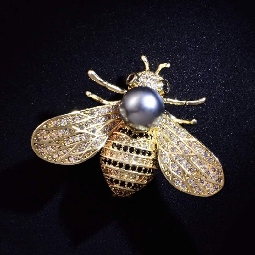 3:Golden bee-grey pearl