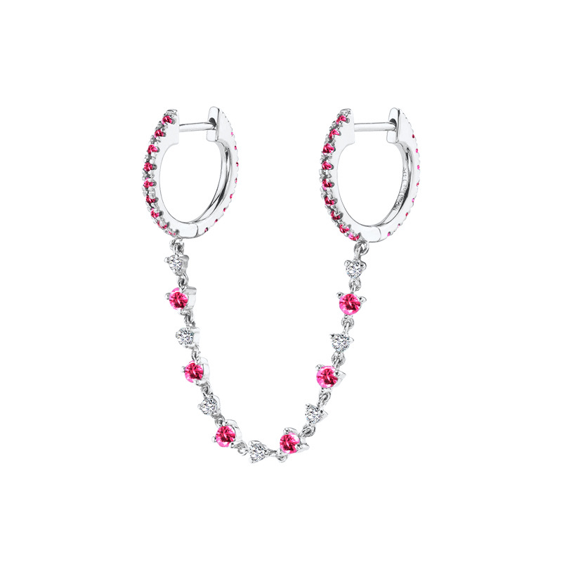 20:Rose red silver (single double circle)