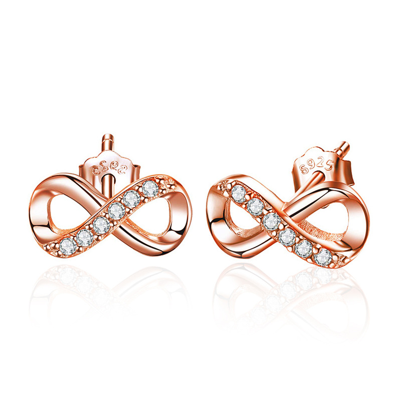 5:Rose gold (Plug with silver ear)