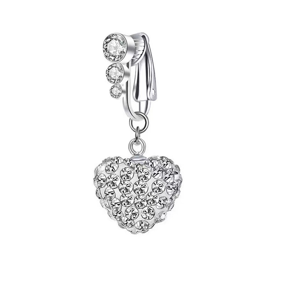 10:No. 10 heart-shaped white multi-Diamond