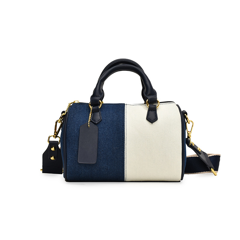 blue with white