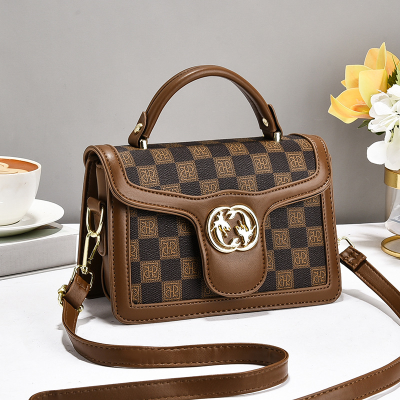 Checkerboard-brown coffee