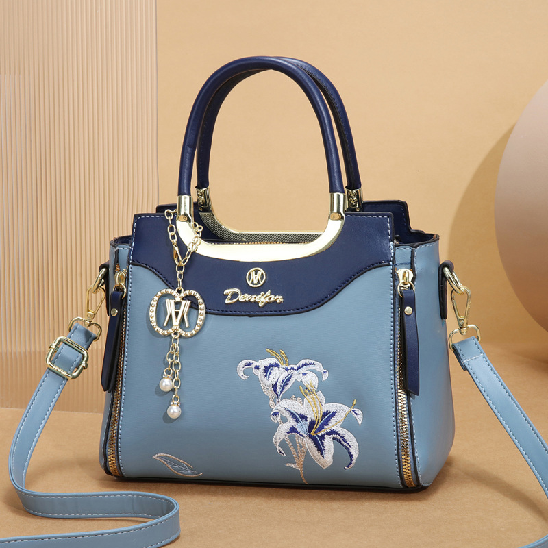 Embroidery model-blue