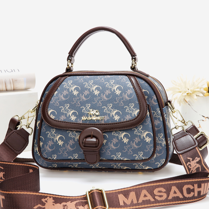 Horse-drawn carriage-blue