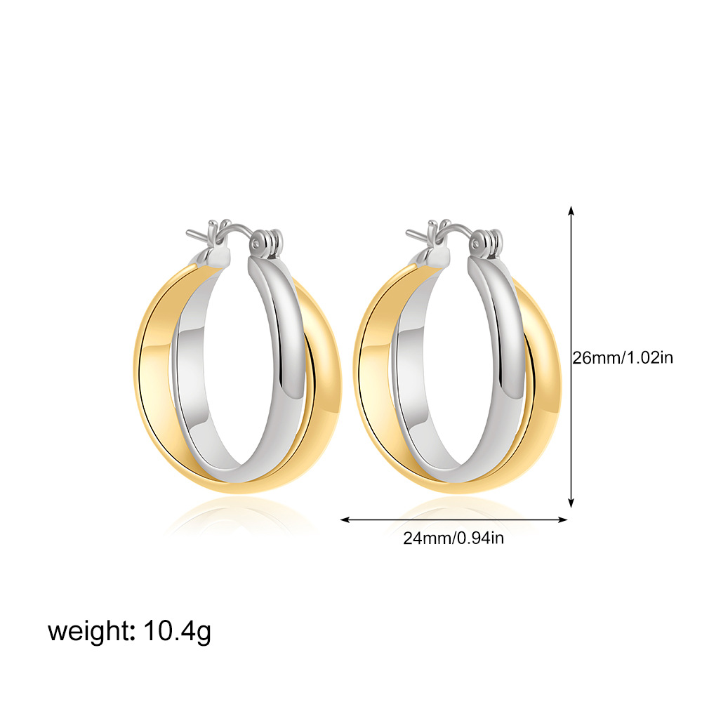 Two-color ear loops