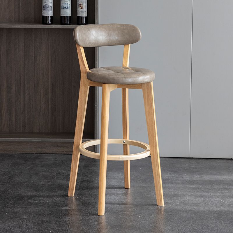 log frame gray oilskin