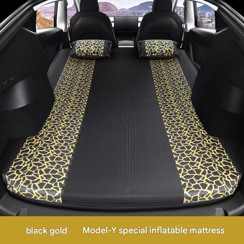 For Tesla Y [black gold] flat activity pillow/air pump