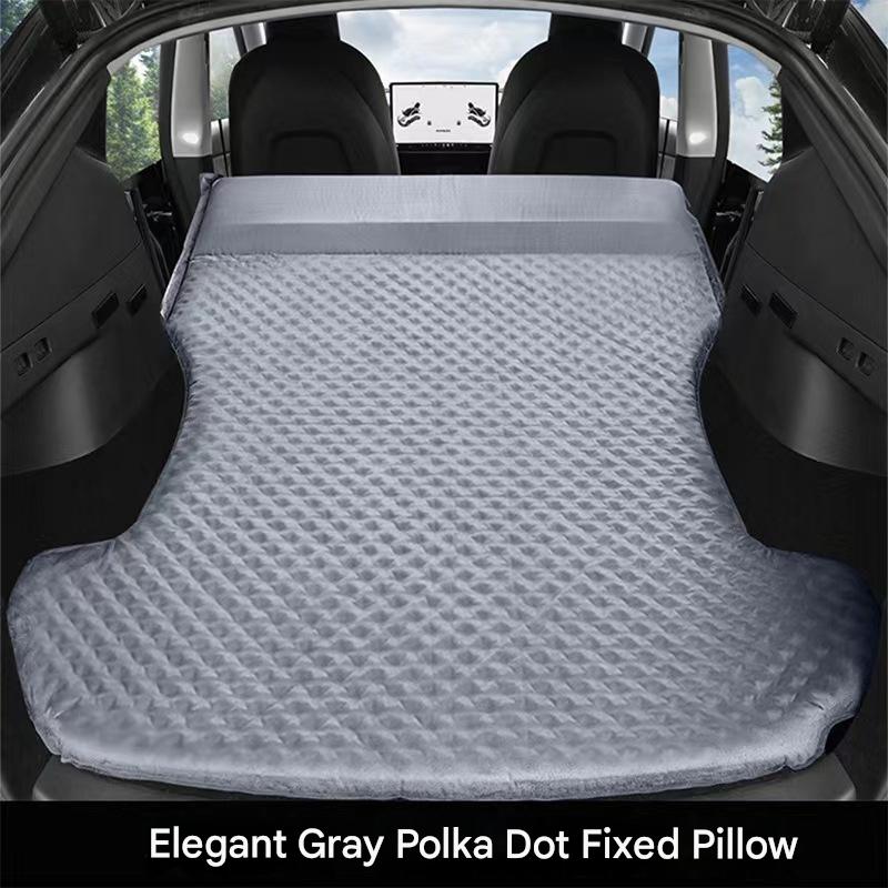 For Tesla Y  [elegant gray] wave point fixed pillow/air pump