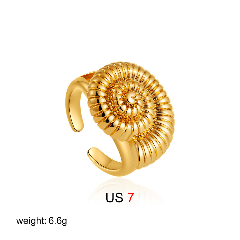 Golden conch shape