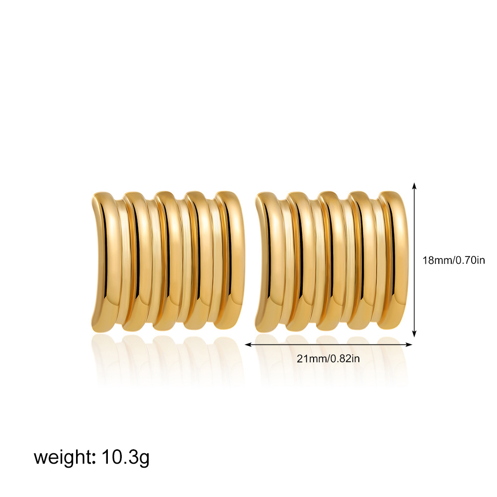 Golden vertical stripe quadrilateral