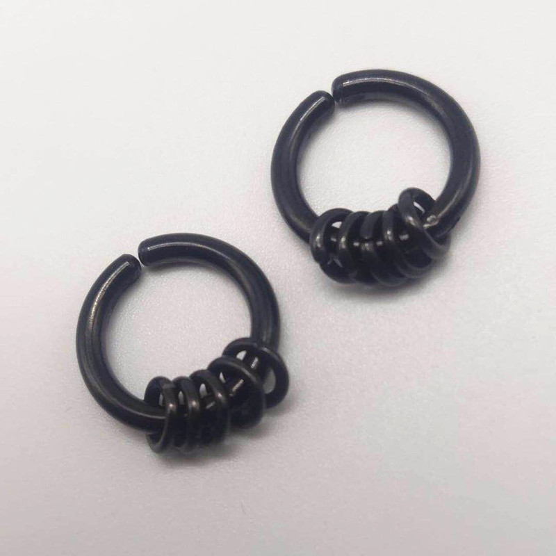 12mm small circle Black