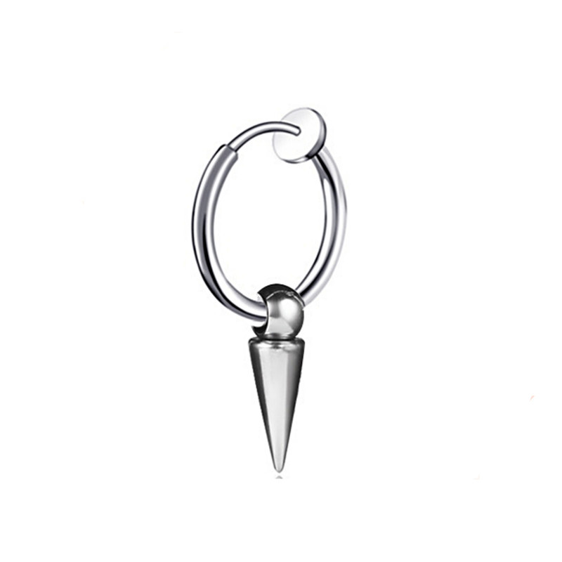 3:Ear clip triangle steel color