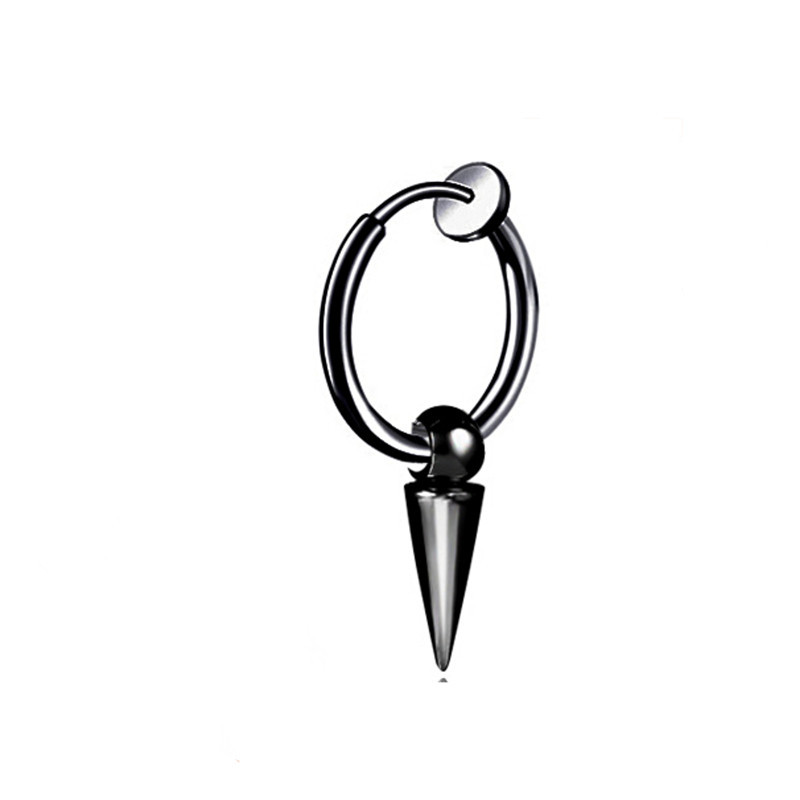 4:Ear clip triangle steel Black