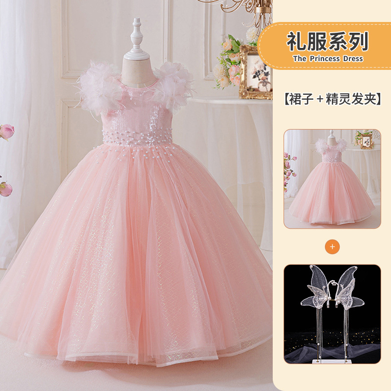 Pink + elf hair clip