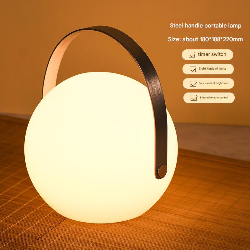 [18 ball portable lamp] 8 kinds of lights   Remote Control   USB charging