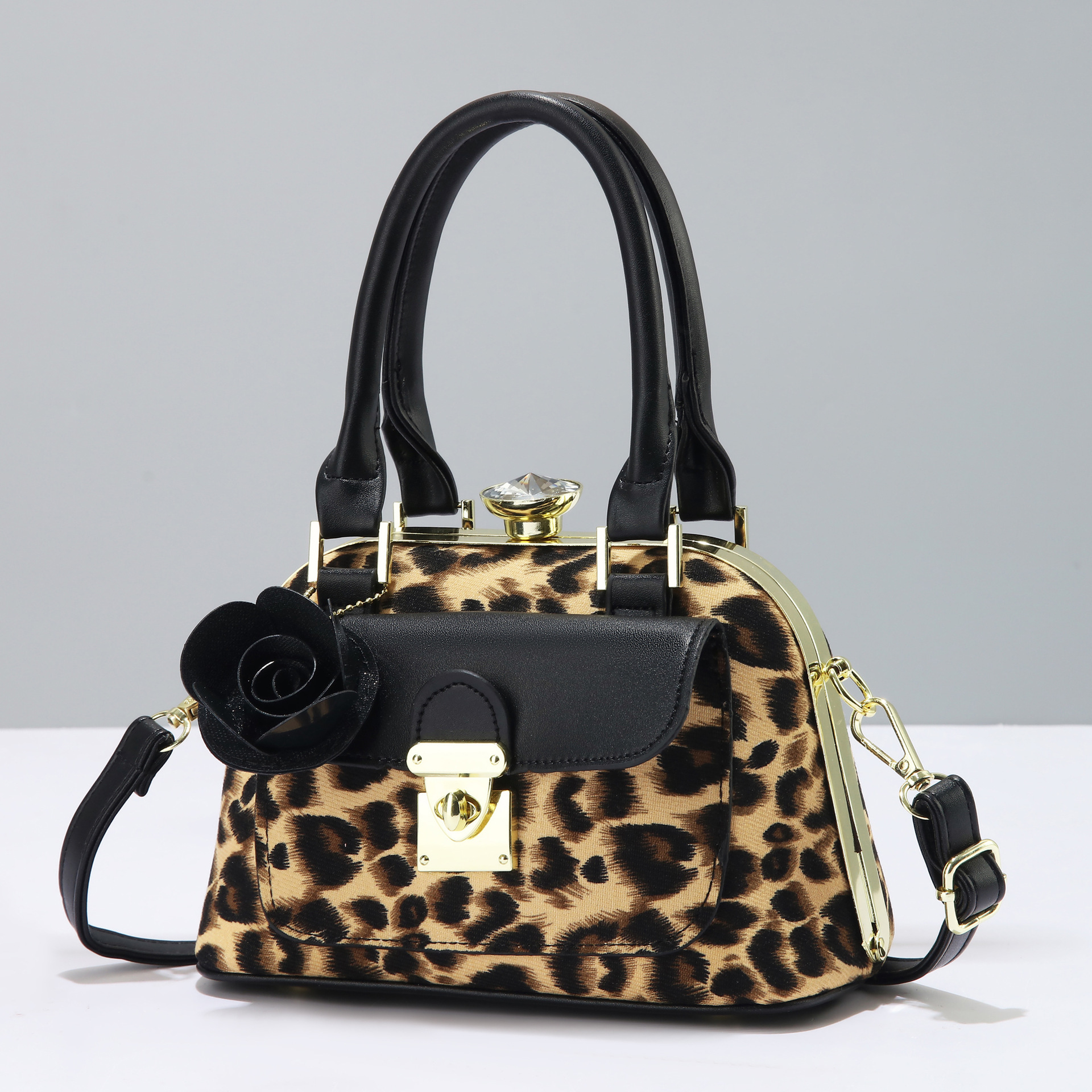 Yellow leopard print