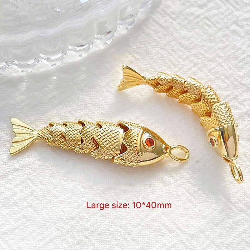 3:Large goldfish pendant (one)