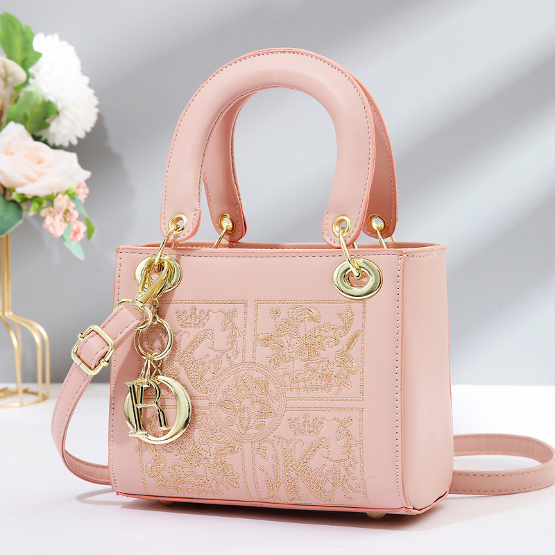 Pink/embroidered style