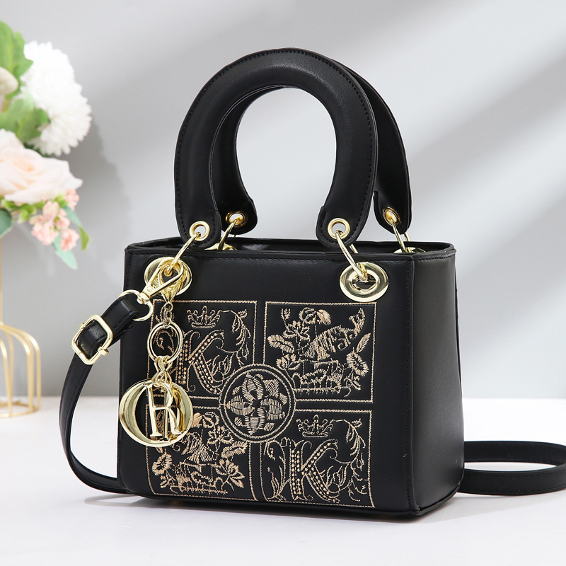 Black/embroidered style