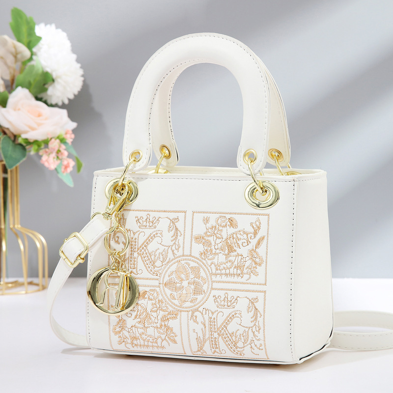 White/embroidered style