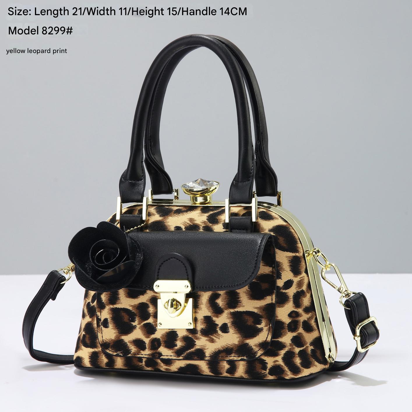 Yellow leopard print