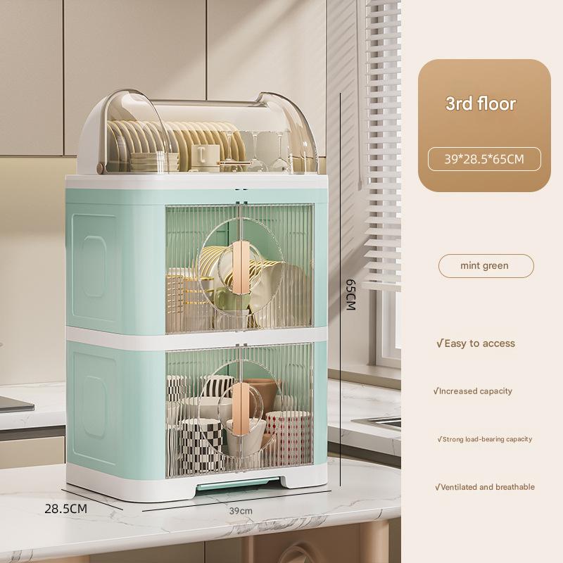 Three-layer mint green