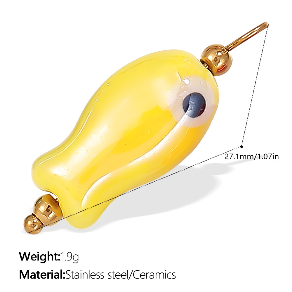 Pj357lyg light yellow ceramic pendant