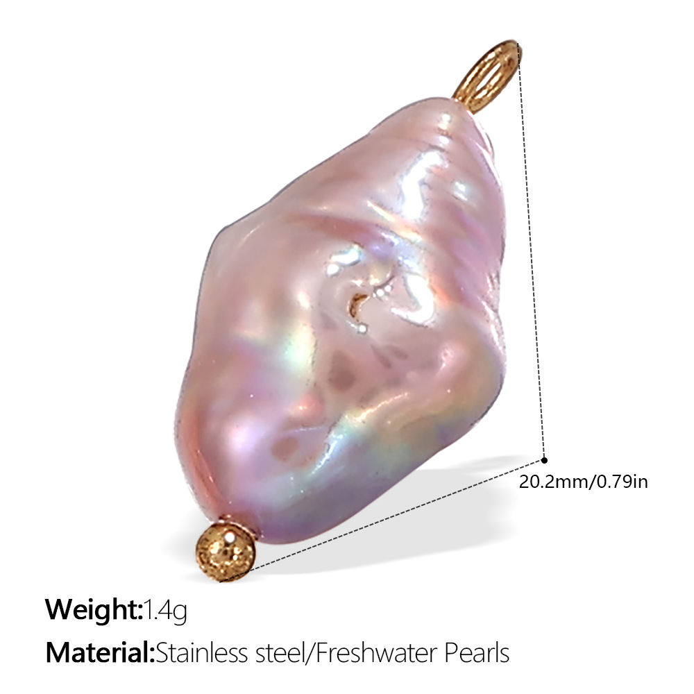 Pj361crg colorful freshwater pearl pendant