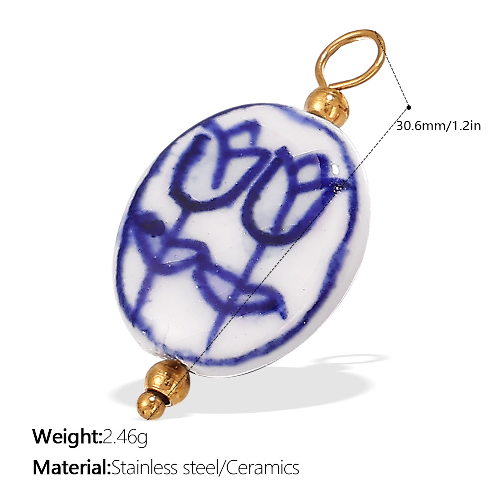 8:Pj358bewg blue and white ceramic pendant