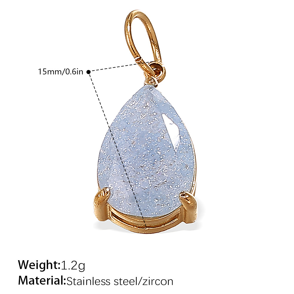 13:Pj469lbg blue zirconium gold pendant