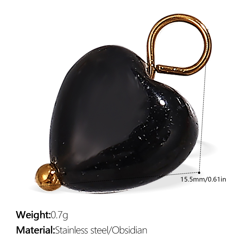 Pj402bkg obsidian pendant