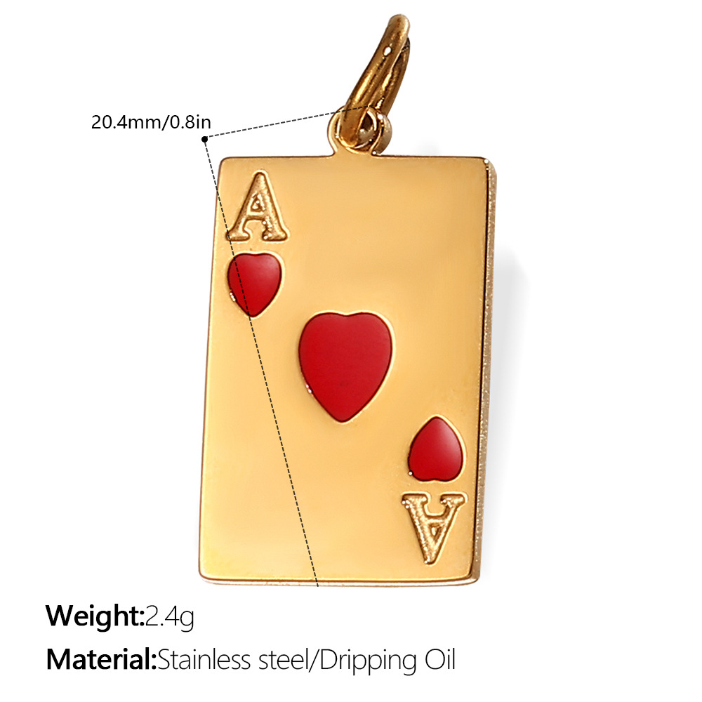 Pj512rdg red oil gold pendant
