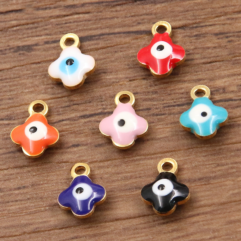 1:1 flower randomly mixed colors 7x9mm 0.2g