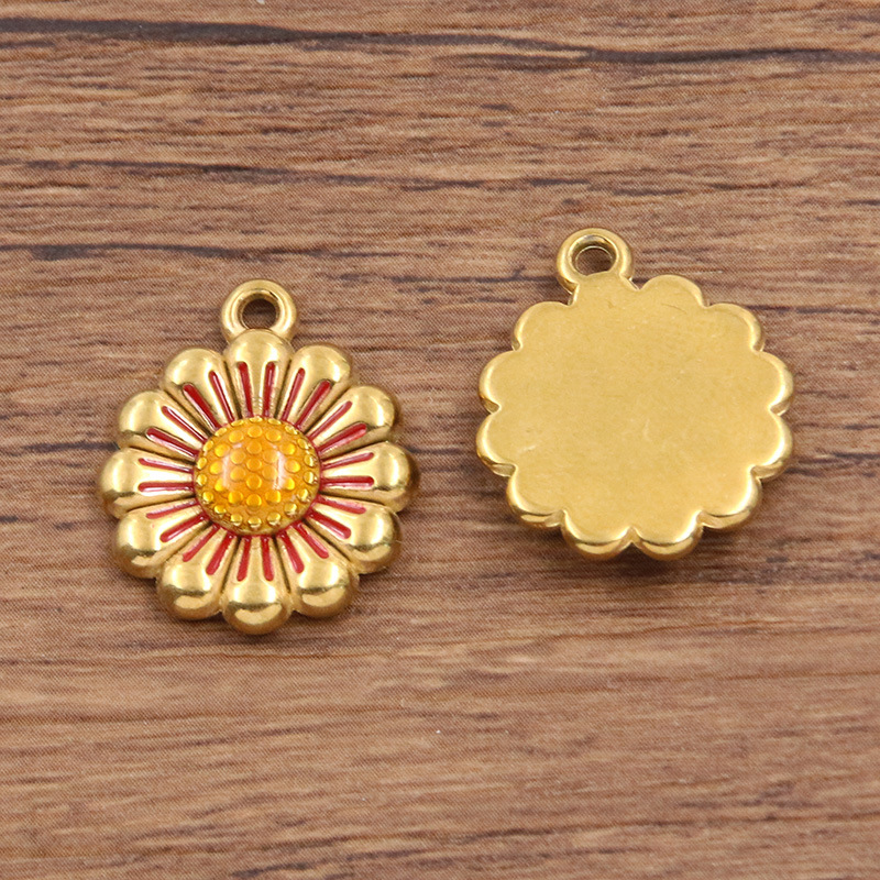 3:No. 1 red flower 17x20mm 3.8g