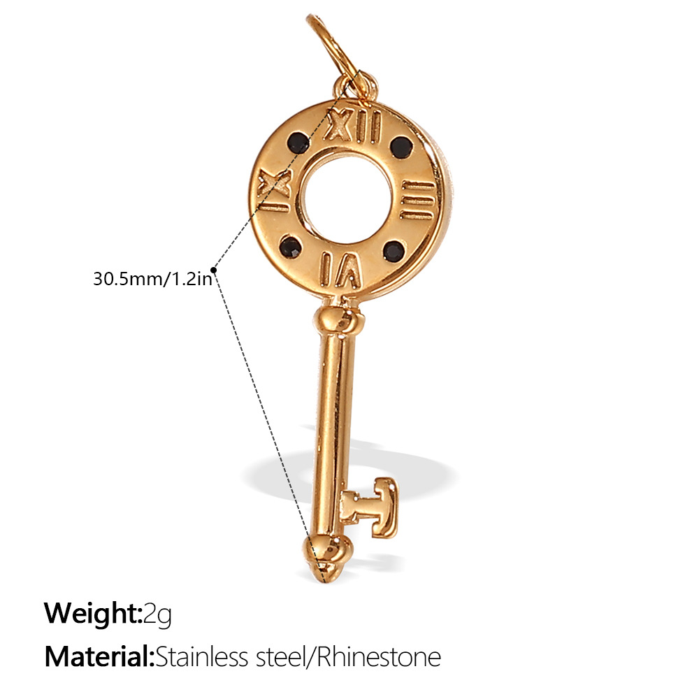 31:Pj527bkg black diamond gold pendant