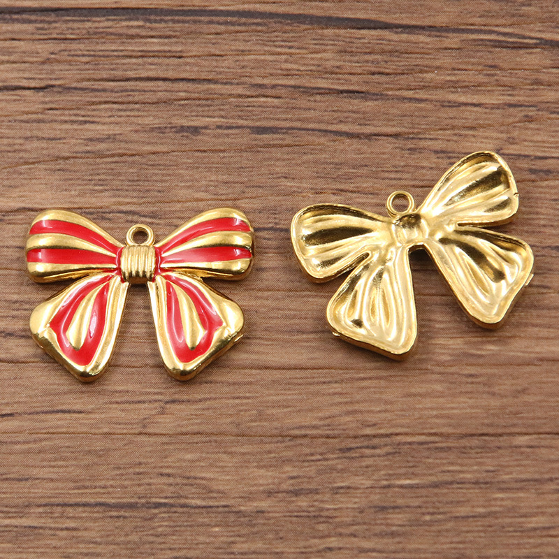 5:No. 2 red bow 20x25mm 3.4g